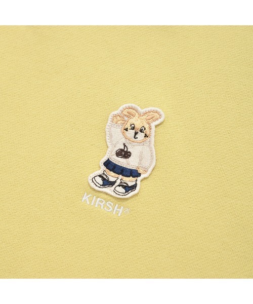 ◆KIRSH◆ WITTY BUNNY WAPPEN HOODIE ZIP UP 男女兼用 韓国発 パーカー KIRSH WITTY BUNNY WAPPEN HOODIE ZIP UP/キルシーウィ