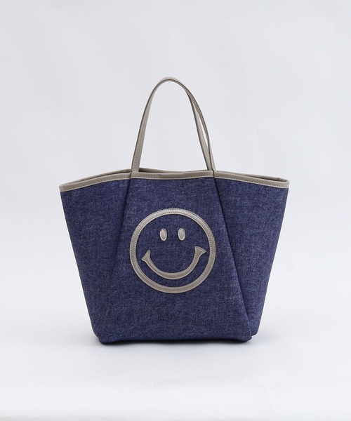 COOCO（クーコ） トートバッグ SMILEY×COOCO／ダイバー素材