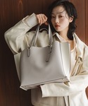 トートバッグ A4対応 トートバッグ 3層タイ...の詳細画像2