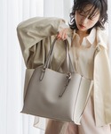 トートバッグ A4対応 トートバッグ 3層タイ...の詳細画像4