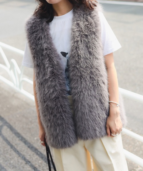 美品　ビームス ジャケット　ベスト BEAMS（ビームス）Dermizax（TM） リバーシブル 中綿ベスト（トップス