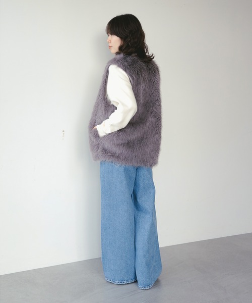 B：MING by BEAMS（ビーミング by ビームス） ベスト ジレ フェイク