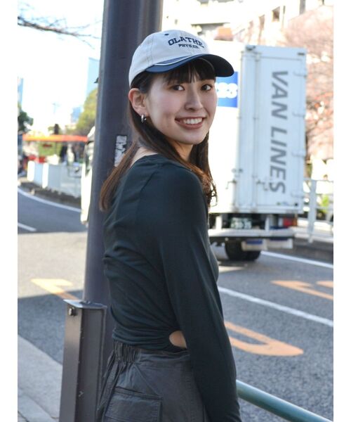 Ungrid（アングリッド） tシャツ サイドオープンロングスリーブTee