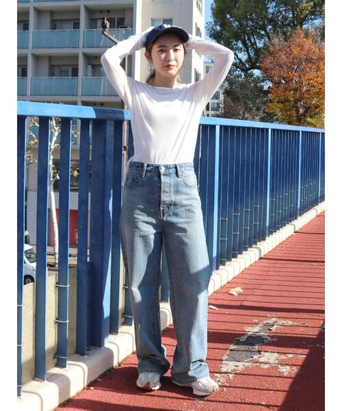 アングリッド　☆新品☆オープンショルダーロングスリーブTee セール】バックオープンフィットロングスリーブTee（Tシャツ