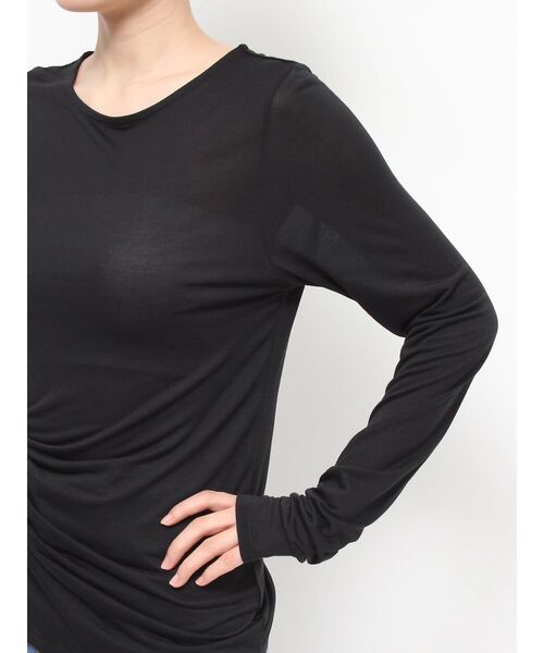 Ungrid（アングリッド） tシャツ サイドオープンロングスリーブTee