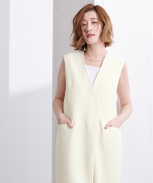 ur's ジレ　サロペット　オールインワン ur's オールインワン ジレサロペット レディース : ZOZOTOWN