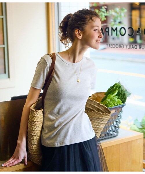 PETIT BATEAU（プチバトー） tシャツ クルーネック半袖Tシャツ