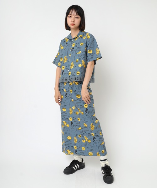 RNA（アールエヌエー） スカート G1071 ニコ総柄スカート : ZOZOTOWN