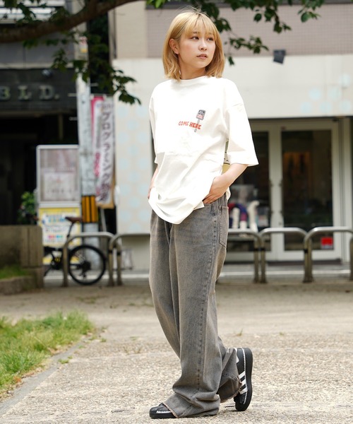 楽天市場】ビッグシルエット バックプリントtシャツの通販