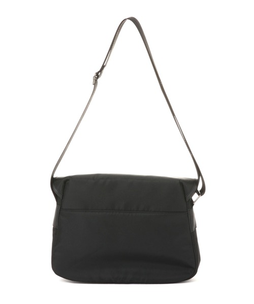 RRL ブラック　ショルダーバッグ LAKOLE（ラコレ） ショルダーバッグ 2ポケットショルダーバッグ