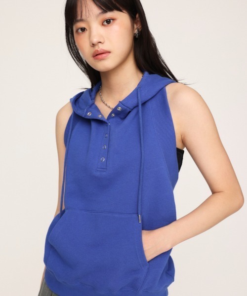 SLY BACK OPEN HOODIE パーカー　タンクトップ SLY パーカー BACK OPEN HOODIE バック オープン フーディ