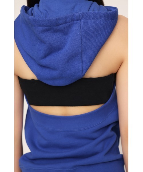 SLY パーカー BACK OPEN HOODIE バック オープン フーディ