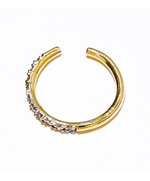 イヤーカフ 「les bonbon」diamond ear cuff/ダイヤモンド イヤーカフ レディースの画像