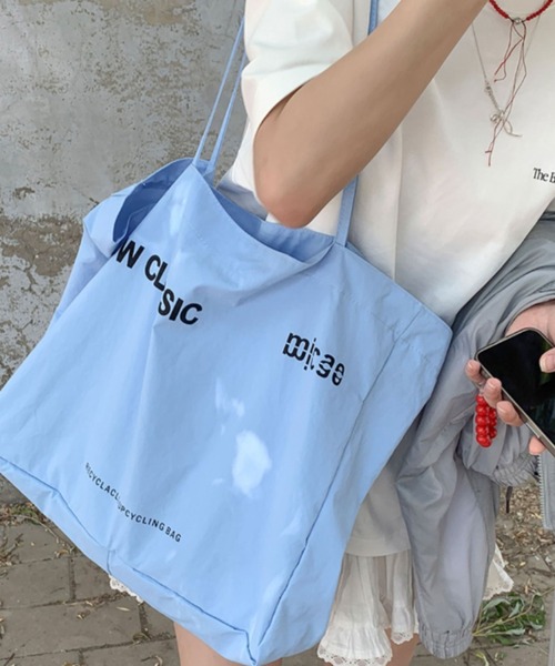 更にお値下げ❗️Big Logo Tote Bag トートバッグ logo big tote レディース : ZOZOTOWN Yahoo!店