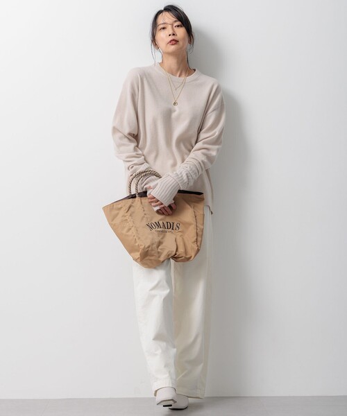 23区（ニジュウサンク） 手袋 「洗える」ピュアカシミヤ アーム