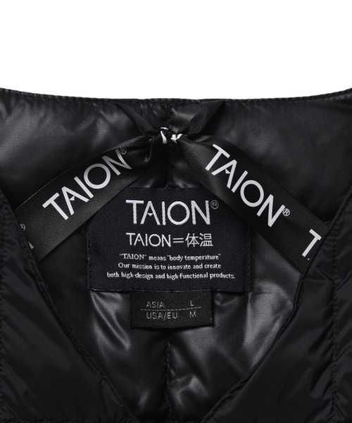 ★★タイオン・ダウンロングベスト(黒)★美品★★ TAION（タイオン） ダウンベスト ベスト 「」「ウィメンズ」ベーシック