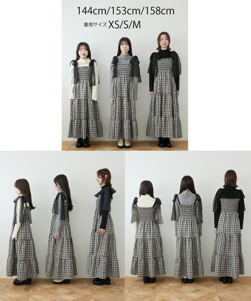 MAJESTIC LEGON（マジェスティックレゴン） ワンピース 肩リボン