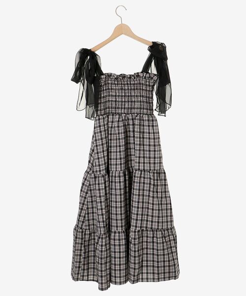 MAJESTIC LEGON（マジェスティックレゴン） ワンピース 肩リボン