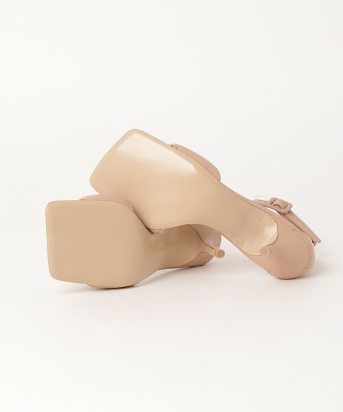 PIPPICHIC（ピッピシック） ヒールサンダル 38 クリーム レディース