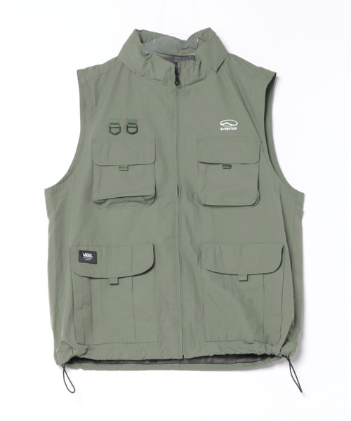 ベスト ジレ VANS ヴァンズ M UTILITY VEST その他ウェア 124K1091200 ABC-MART限定 SAGE メンズ レディー