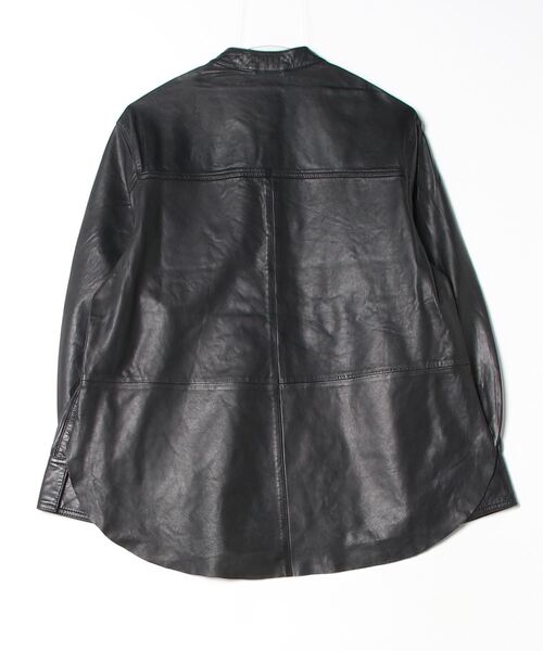 ALLSAINTS（オールセインツ） ブラウス シャツ SARA LEATHER SHIRT