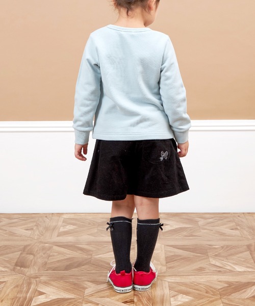 KP パンツ ニットツイル プリーツラップパンツ(100〜140) キッズ 子供 