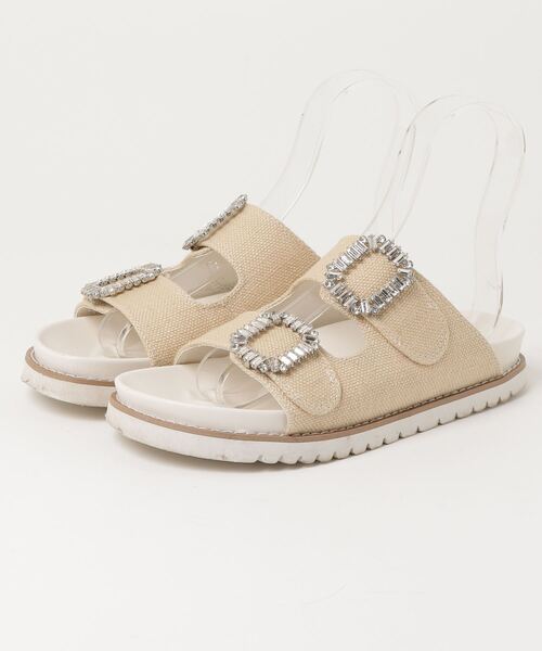 Her lip to BitSquare-ToeMules サンダル 新色】Bit Square-Toe Mules