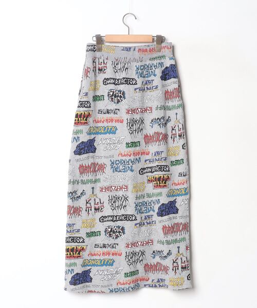 HYSTERIC GLAMOUR」 ロングスカート FREE グレー レディース 