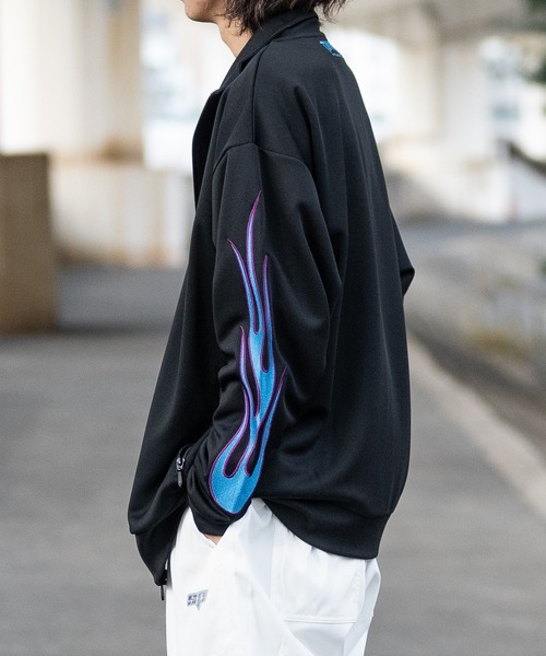 THRASHER ジャージ 「at」「THRASHER/スラッシャー」FLAME TRACK