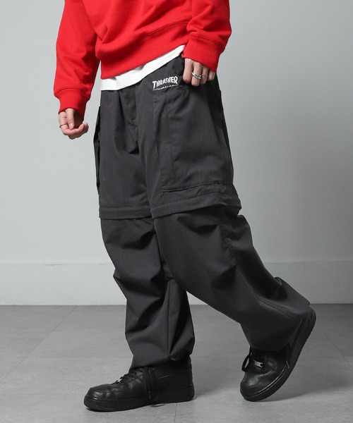 THRASHER（スラッシャー） パンツ 2WAY TCウェザー デタッチャブル