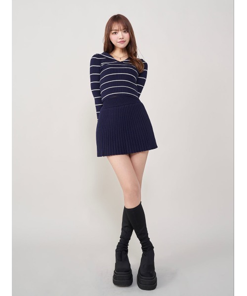 Darich スカート リブニットミニスカート : ZOZOTOWN Yahoo!店