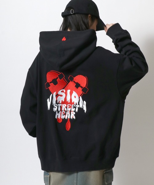 Vision Street Wear ブラウンパーカー L 新品タグ付き セール】オーバーサイズ サイド ポケット マウンテン パーカー