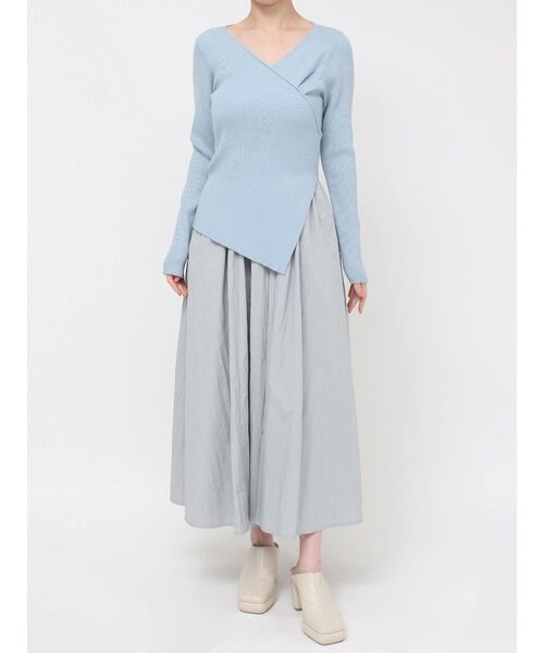 LAGUNAMOON（ラグナムーン） ワンピース アシンメトリーニット