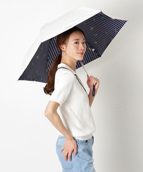 POLO RALPH LAUREN 折りたたみ傘 遮光 晴雨兼用 折りたたみ日傘