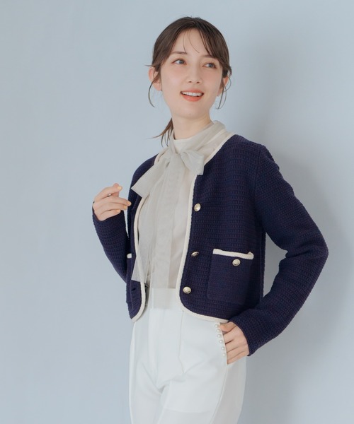 MISCH MASCH（ミッシュマッシュ） ブラウス シャツ チュールボウタイ
