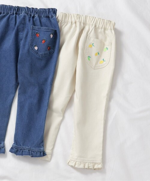 レトロパンツ フリル付き イエロー 動物刺繍 ハンドメイド 楽天市場】新生活 生地 手芸 布 綿 手作り 刺繍生地 小花柄 3D