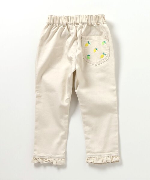 BASCO クリムパンツ 男の子の刺繍入り 後ろ丸ポッケ マオパンツ BASCO クリムパンツ 男の子の刺繍入り 後ろ丸ポッケ マオパンツ