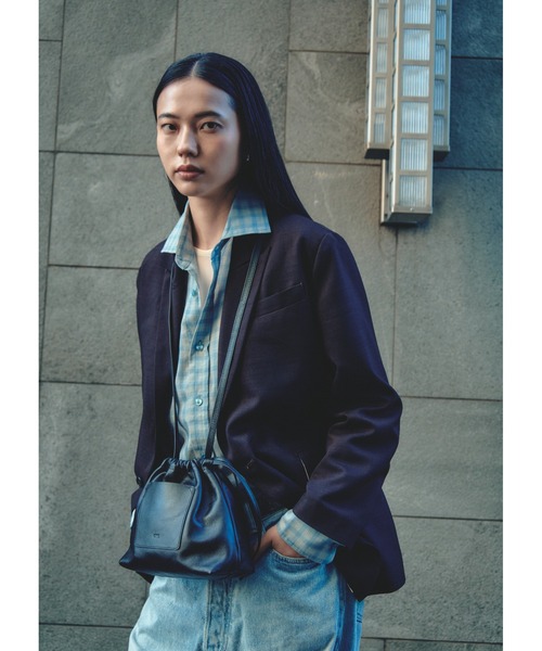 ONE.（ワンドット） ハンドバッグ 「ONE./ワンドット」 / レザー巾着