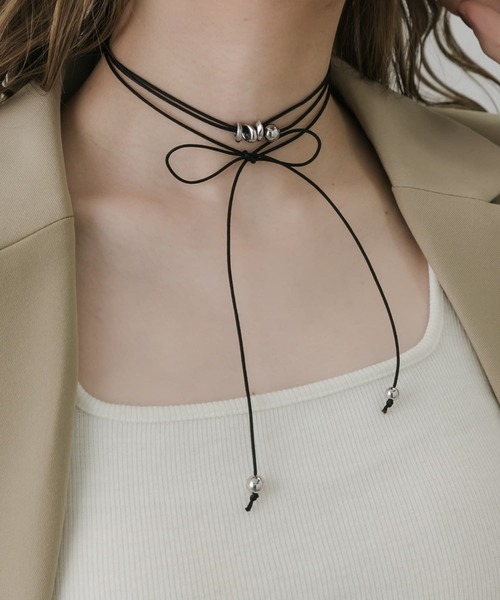 ネックレス・チョーカー BASSCLEF men women choker cross 楽天市場】【選べる2色×4サイズ】ネックレス ワックスコード