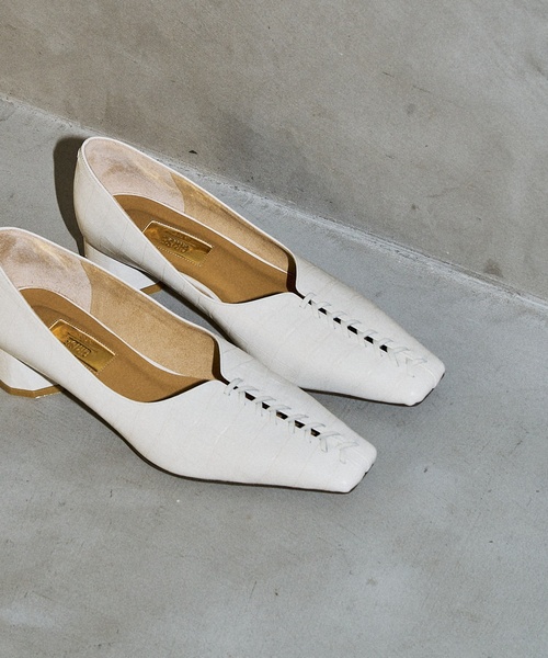 未使用!完売品★LE TALON GRISE 4cmレザーBRAIDEDパンプス LE TALON パンプス GRISE4cmレザーBRAIDEDパンプス : ZOZOTOWN
