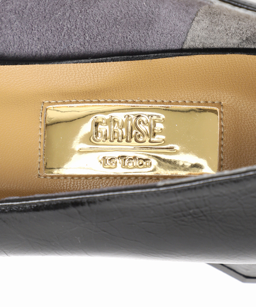 未使用!完売品★LE TALON GRISE 4cmレザーBRAIDEDパンプス GRISE4cmレザーBRAIDEDパンプス（パンプス）｜LE TALON（ル