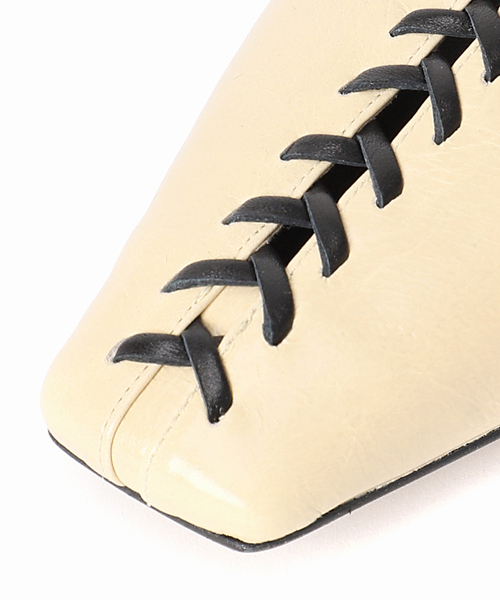未使用!完売品★LE TALON GRISE 4cmレザーBRAIDEDパンプス LE TALON パンプス GRISE4cmレザーBRAIDEDパンプス : ZOZOTOWN
