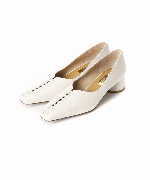 未使用!完売品★LE TALON GRISE 4cmレザーBRAIDEDパンプス LE TALON パンプス GRISE4cmレザーBRAIDEDパンプス : ZOZOTOWN