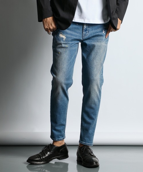 The DUFFER of ST.GEORGE ジーンズ LASER PROCESSED＆EMBROIDERY