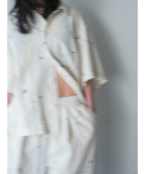ブラウス シャツ PAINT SHIRT レディース