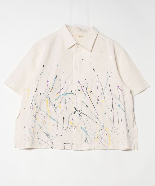 ブラウス シャツ PAINT SHIRT レディース ケイスリー＆コー ブラウス シャツ PAINT SHIRT レディース