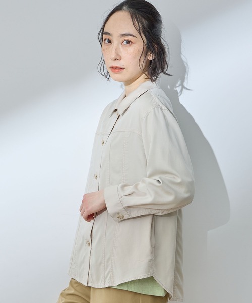 AG×セオリー＊ストレッチコットン 張り感デニムジャケット＊白 AG×セオリー＊ストレッチコットン 張り感デニムジャケット＊白