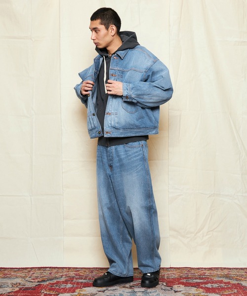 Lee デニムジャケット Lee デニムジャケット gジャン Lee/リー SUPERSIZED ビッグ