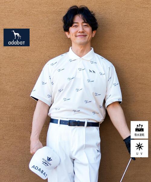 胸ポケットあり 長袖ポロシャツ（ポロシャツ） | adabat(Men