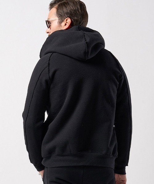 wjk super urake parka ジップアップ パーカー 黒 wjk パーカー basic zip-up parka メンズ : ZOZOTOWN Yahoo!店 - 通販